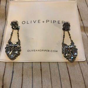 Olive + Piper Dakota Drop Statement Earrings